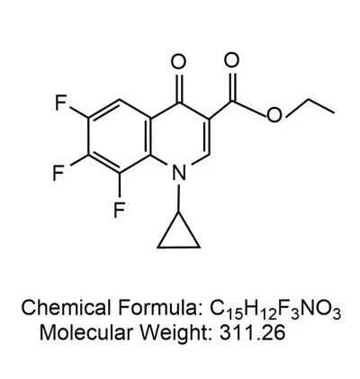 1-ciclopropil-6,7,8-trifluoro-1,4-di-hidro-4-oxo-3-quinolina Éster etílico de ácido carboxílico Nº CAS .: 94242-51-0